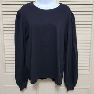 5/$25 Levi's Black Long Sleeve Puff Shoulder Shirt